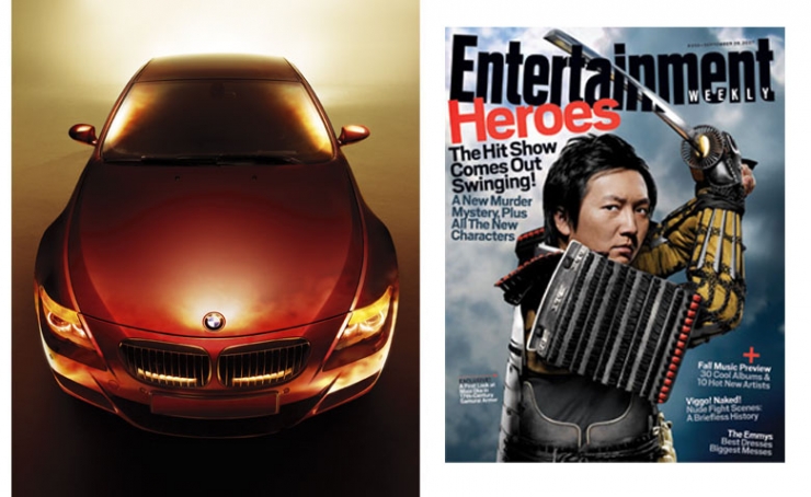 BMW for GQ and Masi for Entertainment Weekly